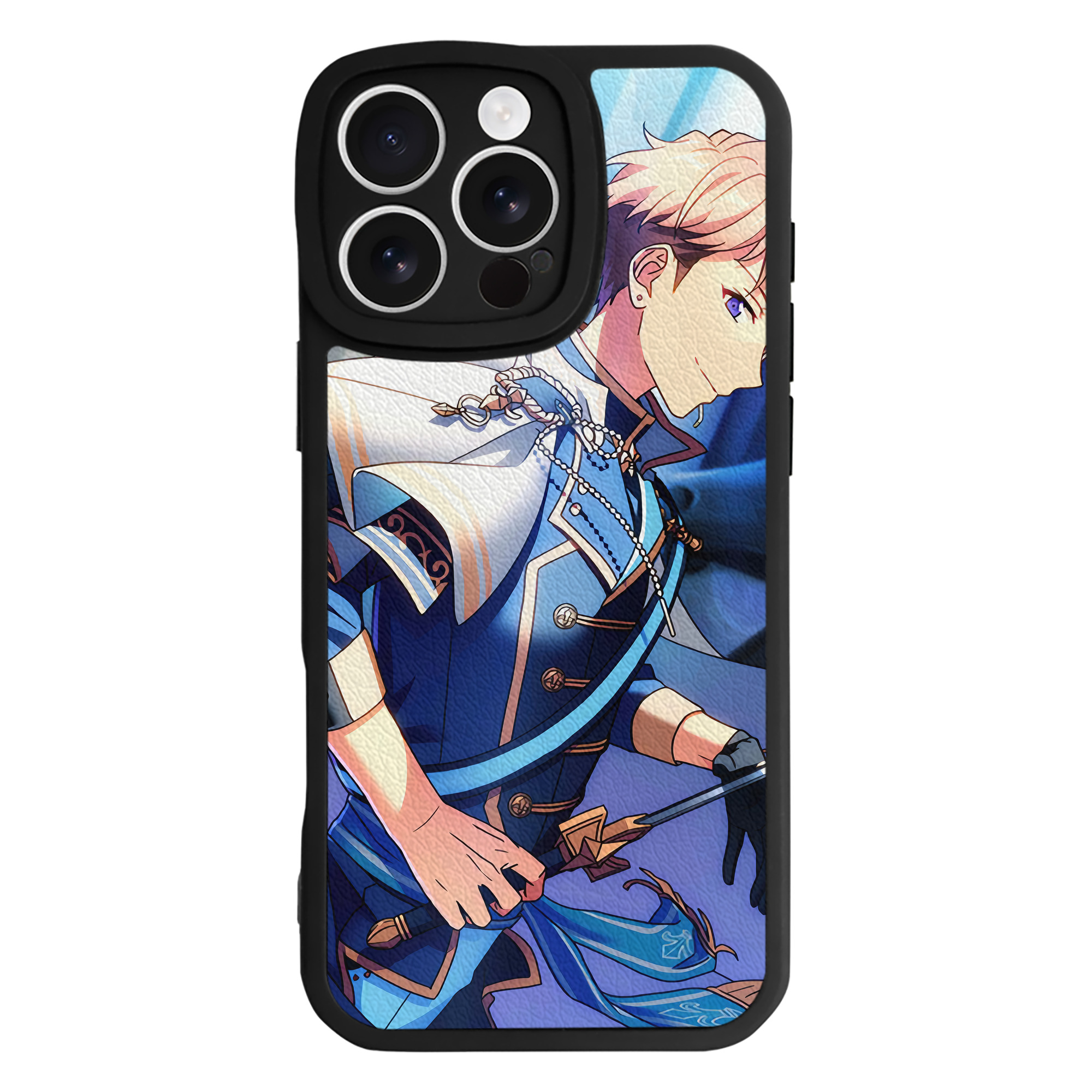 （画像用） あんさんぶるスターズ! Ensemble Stars 【iPhone 16シリーズ対応】シリコンスマホケース（レザー調） 材質：シリコン